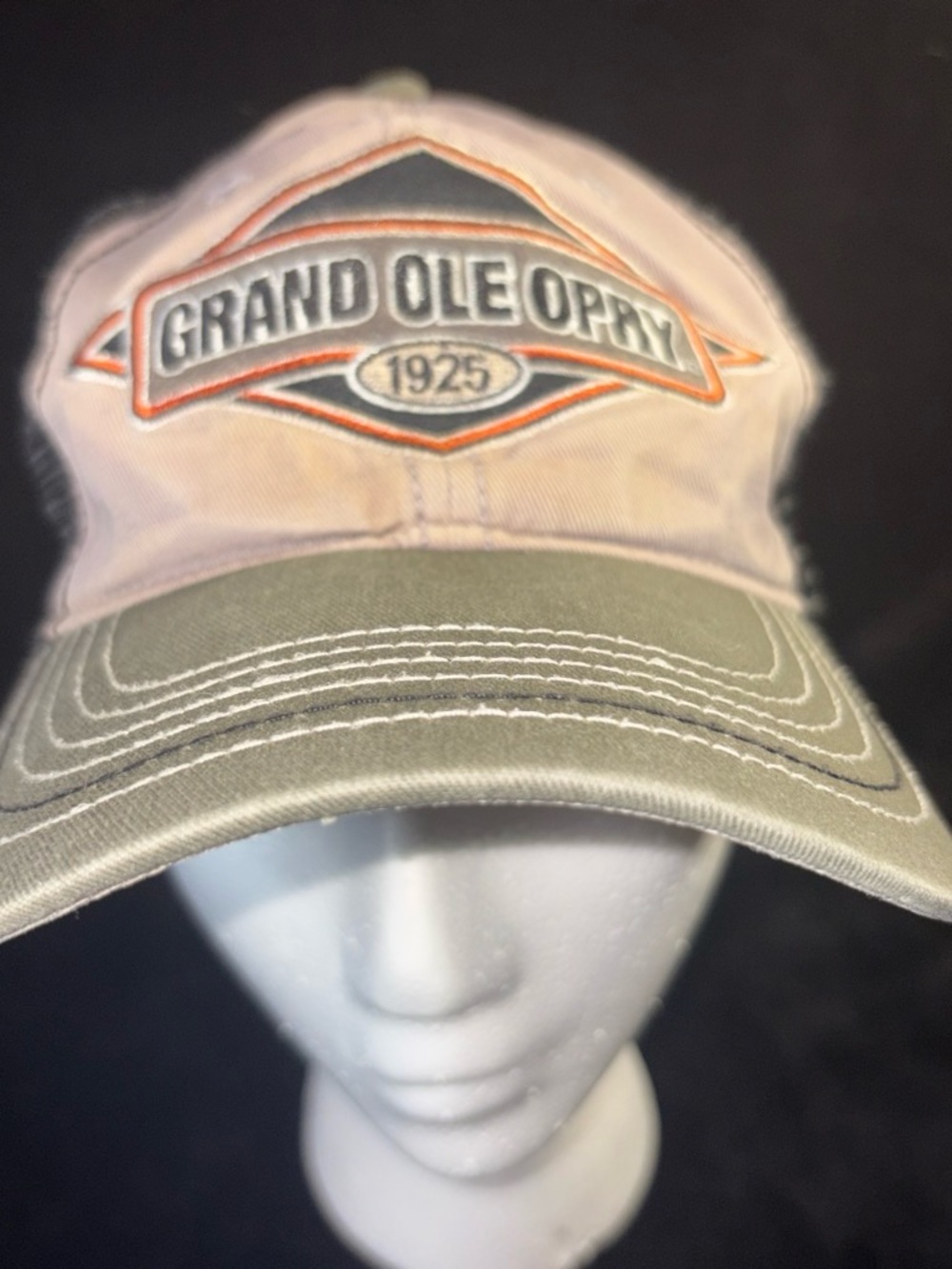 Grand Ole Opry Diamond Patch Trucker Hat One size EUC